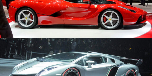 Στον αστερισμό του ονείρου: Lamborghini Veneno VS LaFerrari