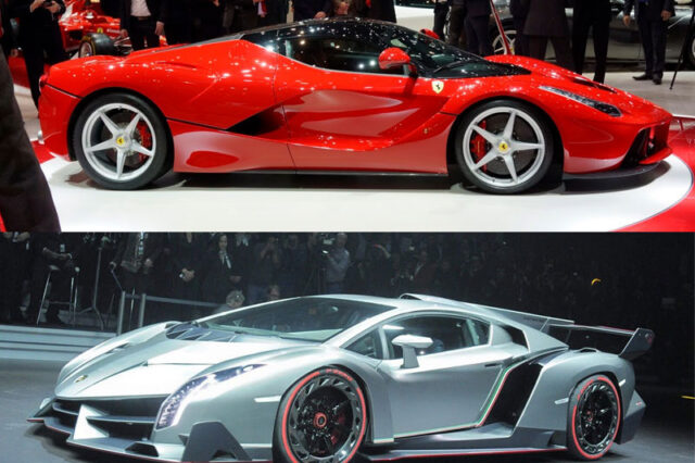 Στον αστερισμό του ονείρου: Lamborghini Veneno VS LaFerrari