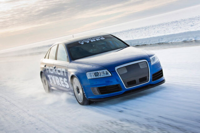 Παγκόσμιο ρεκόρ ταχύτητας σε πάγo από το Audi RS6 με λάστιχα Nokian