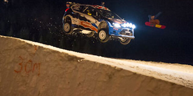Όστμπεργκ. Άλμα 60,48μ. με Ford Fiesta RS WRC στο χιόνι και παγκόσμιο ρεκόρ (Vid)