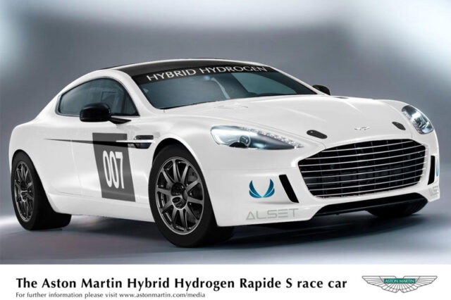 Aston Martin Hybrid Hydrogen Rapide S. Το πρώτο αγωνιστικό αυτοκίνητο με υδρογόνο.