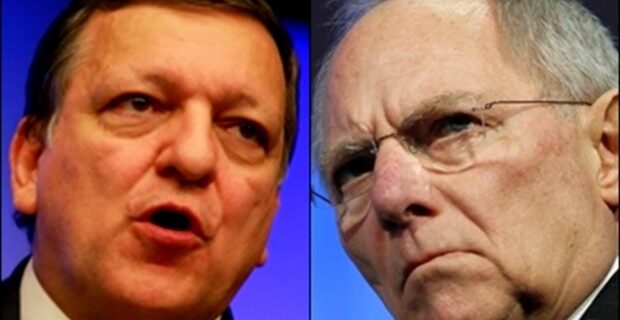 Κόντρα Μπαρόζο – Σόιμπλε για την πολιτική λιτότητας στην ευρωζώνη
