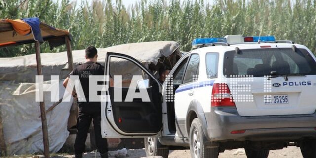 Έφοδος της ΕΛ.ΑΣ. σε καταυλισμούς ρομά στον Πύργο
