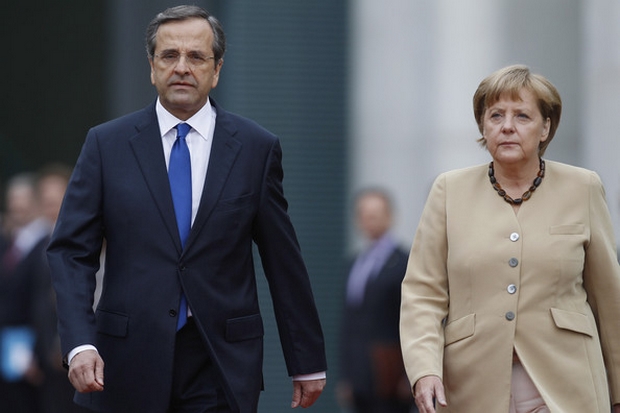 WSJ: Η θεωρία του μολυσμένου ποδιού και το στοίχημα Μέρκελ για Σαμαρά