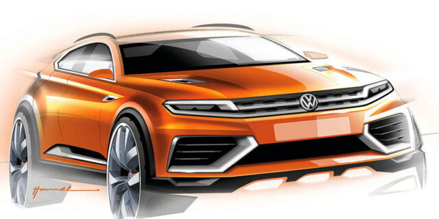 Volskwagen Concept Coupe CrossBlue. Το σπορτίβ crossover πάει Σαγκάη