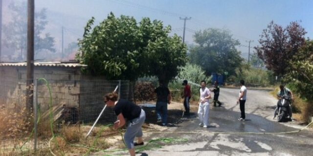 Πύρινη κόλαση στο Ηράκλειο