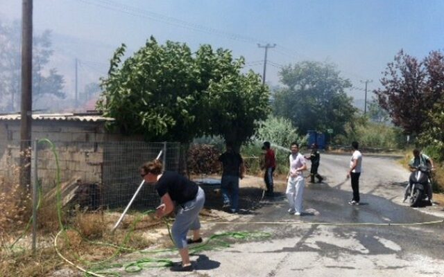 Πύρινη κόλαση στο Ηράκλειο