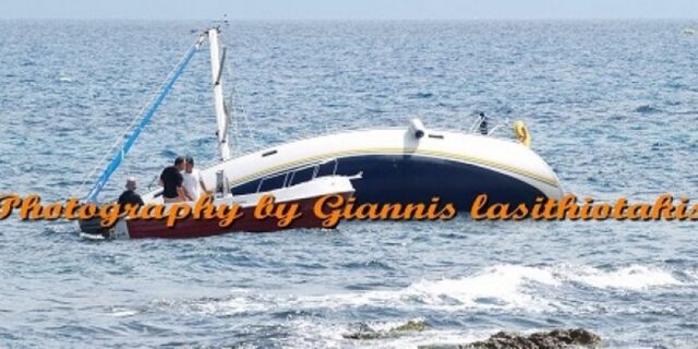 Βυθίστηκε ιστιοπλοϊκό με τουρίστες στην Κρήτη