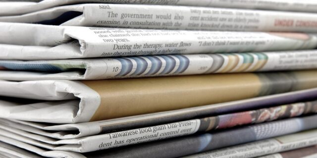 Μειώθηκε κατά 1% η παγκόσμια κυκλοφορία των εφημερίδων