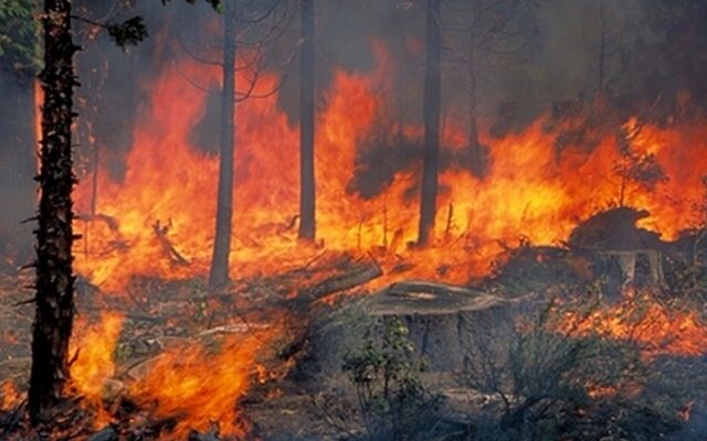Ανεξέλεγκτη η φωτιά σε δύσβατη περιοχή στη Σάμο