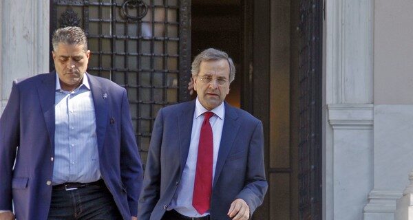 Σε καλό κλίμα η συνάντηση Σαμαρά – τρόικας στο Μέγαρο Μαξίμου