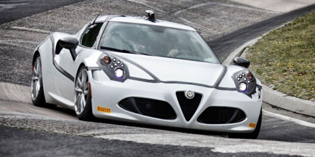 Η Alfa Romeo 4C…έβαλε φωτιές στην πίστα του Nürburgring