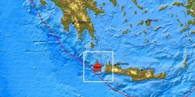 Σεισμός 6 Ρίχτερ στην Κρήτη