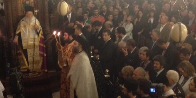 Πλήθος κόσμου στην επίσημη υποδοχή του Οικουμενικού Πατριάρχη στη Θεσσαλονίκη