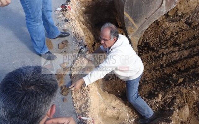Έσκαβαν για σχολείο στο Ηράκλειο και βρήκαν αρχαίο νεκροταφείο