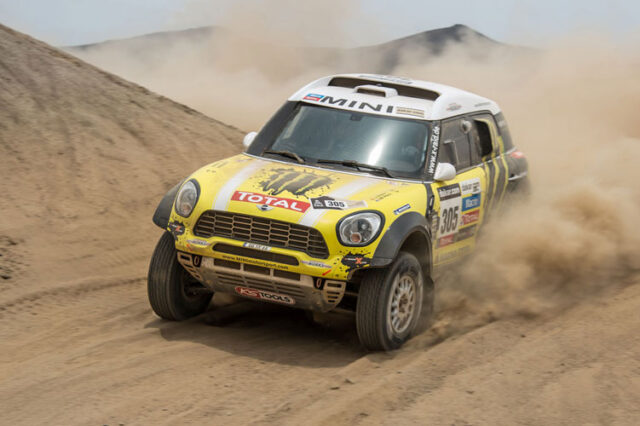 Το MINI στο Rally Dakar του 2014 με το ΑLL4 Racing.