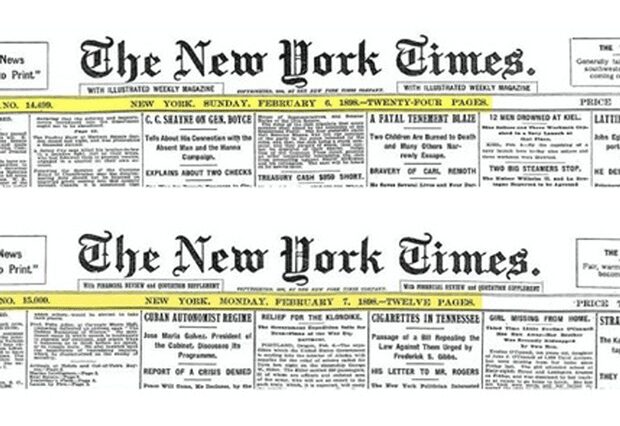 Ποτέ δεν είναι αργά. Οι NYT ανακάλυψαν λάθος στο εξώφυλλο μετά από 100 χρόνια