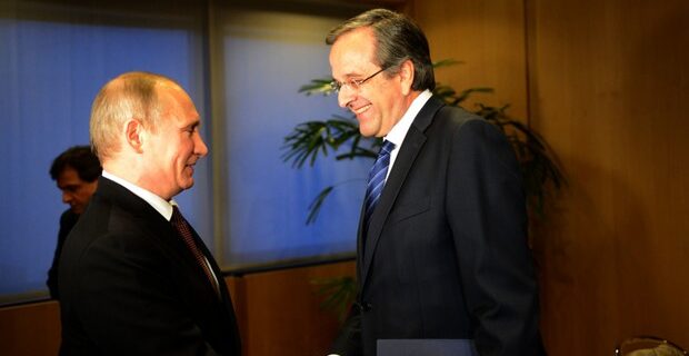 Μείωση στις τιμές του φυσικού αερίου ζήτησε ο Σαμαράς από τον Πούτιν