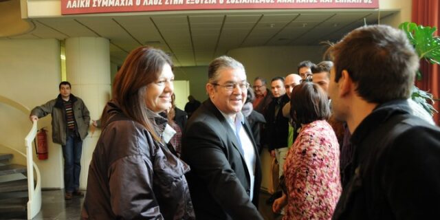 Κουτσούμπας: Το ΚΚΕ έχει αναλάβει την ευθύνη να  ισχυροποιηθεί το κίνημα και να ενισχυθεί η Λαϊκή Συμμαχία