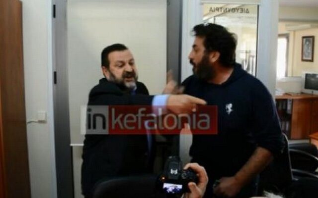 “Άναψαν τα αίματα” στην Κεφαλλονιά: Παραλίγο στα χέρια ο Β. Κεγκέρογλου με συνδικαλιστή