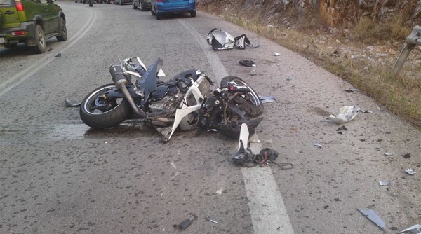 Νεκρός δικυκλιστής σε τροχαίο στην Κρήτη
