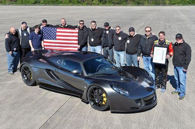 Hennessey Venom GT. Με 435,31 χλμ./ώρα, το ταχύτερο αυτοκίνητο στον πλανήτη