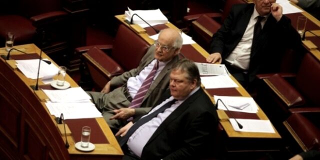Η στιγμή που ο Ε. Βενιζέλος βρίζει τον Α. Κακλαμάνη