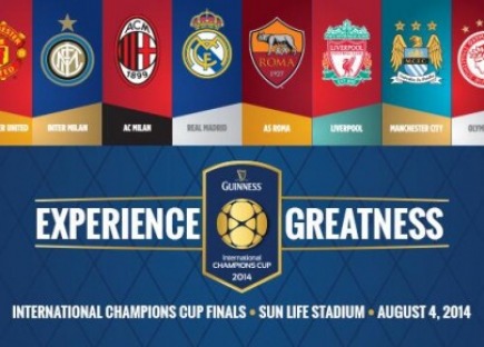 Το Guinness International Champions Cup 2014 ζωντανά και αποκλειστικά και σε Hight Definition στα κανάλια Novasports