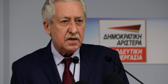 Κουβέλης: “Οι νίκες και οι ήττες έχουν πατέρες. Πρέπει να αναλάβω τις προσωπικές μου ευθύνες”