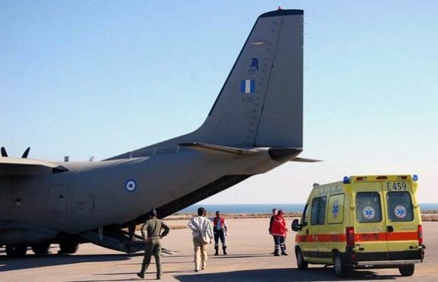 Αερομεταφορά εγκύου και διδύμων από τα Δωδεκάνησα στην Αθήνα