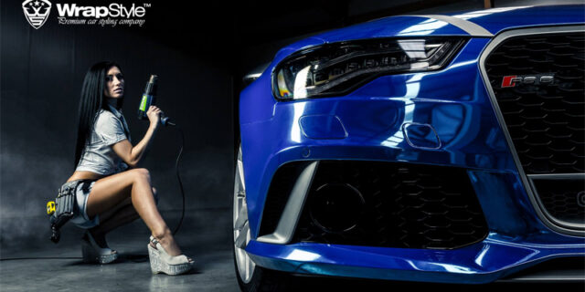 Το Audi RS6 “Joker” είναι «τυλιγμένο» με μια πανέμορφη μπλε μεμβράνη
