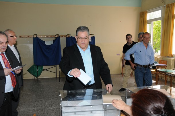 Ευρωεκλογές 2014. Δ. Κουτσούμπας: “Αν ο λαός στοχεύσει σωστά σήμερα, θα ελπίζουμε σε ένα καλύτερο αύριο”