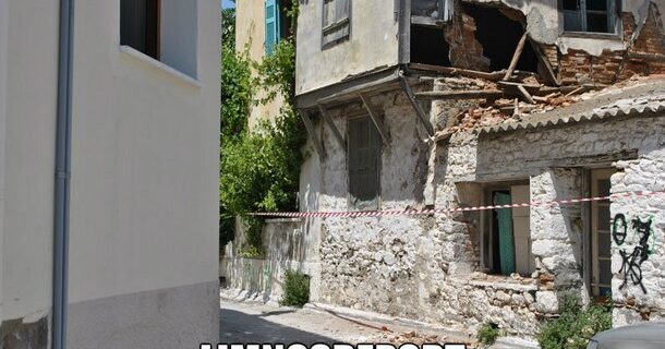 Οι πρώτες φωτογραφίες από τη Λήμνο μετά τον ισχυρό σεισμό