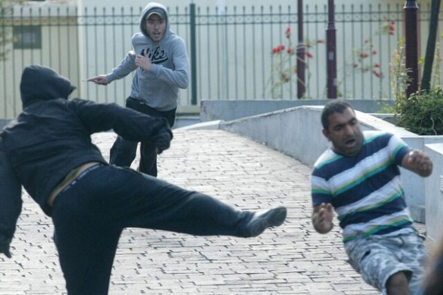Το χρυσαυγίτικο πογκρόμ τον Μάη του 2011 μετά τη δολοφονία του Μανώλη Καντάρη