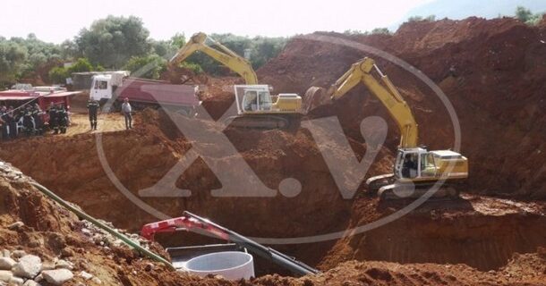 Ανασύρθηκε ο εργάτης που είχε καταπλακωθεί από χώματα σε πηγάδι