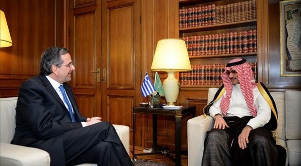 Συνάντηση κορυφής Σαμαρά – Σαουδάραβα πρίγκιπα. Μεγάλο ενδιαφέρον για επενδύσεις