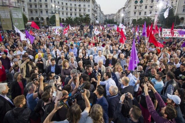 Τσίπρας στη Θεσσαλονίκη: Δεν σας θέλει ο λαός, πάρτε τα Μνημόνια, την Τρόικα και μπρος