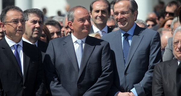 Συνάντηση Σαμαρά- Καραμανλή στο Χίλτον