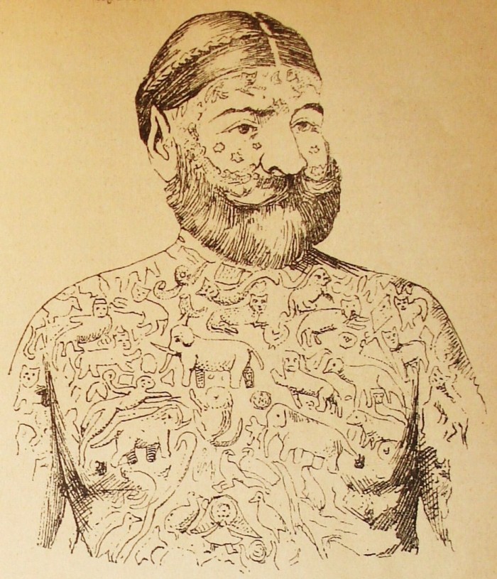 Μηχανή του Χρόνου: Ο “άσωτος” γιος του οπλαρχηγού Κίτσου Τζαβέλλα με ολόσωμο τατουάζ το 1893