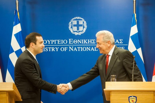 Συνάντηση Αβραμόπουλου με τον Γεωργιανό ομόλογό του