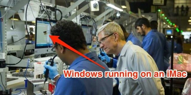 O Tim Cook, και το Mac, που “έτρεχε” Windows!