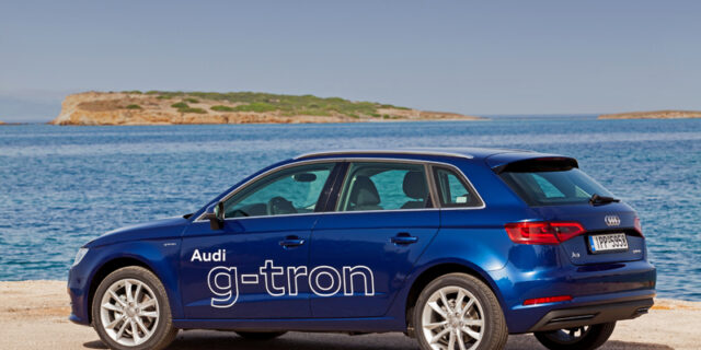 Audi Α3 g-tron. Με 32 ευρώ φυσικό αέριο κάνει τη διαδρομή Αθήνα- Θεσσαλονίκη και πίσω