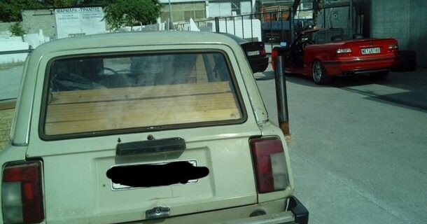 Έφτιαξε και κυκλοφορεί με αυτοκίνητο LADA-σάουνα