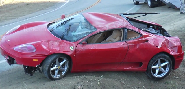 Βίντεο: Η καταστροφή μιας Ferrari 360 Modena