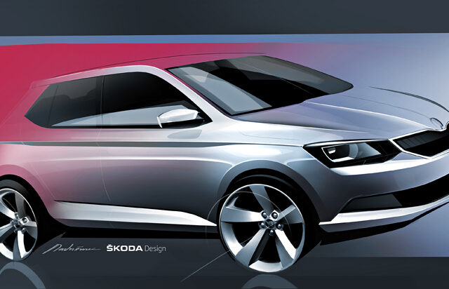 Η νέα ŠKODA Fabia -που έρχεται το φθινόπωρο- σε ένα σκίτσο