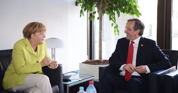 Συνάντηση Σαμαρά-Μέρκελ στις Βρυξέλλες