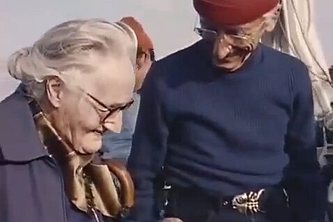 Μηχανή του Χρόνου: Η νοσοκόμα του πλοίου “Βρετανικός” που βυθίστηκε και η κατάδυσή της στο ναυάγιο με τον Κουστώ