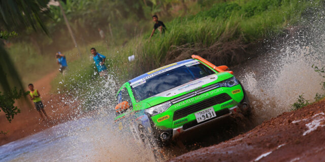 Νίκη για το ηλεκτρικό Mitsubishi Outlander PHEV στο Asia Cross Country Rally