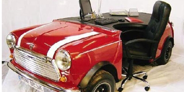 Το παλιό Mini, τώρα και …πολυτελές γραφείο