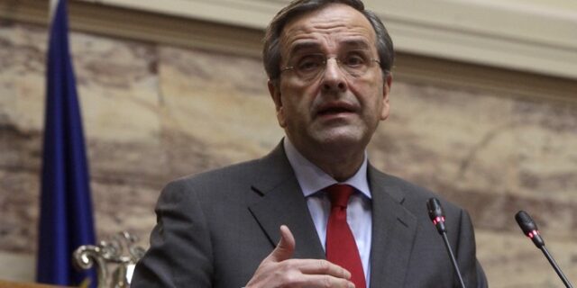 Α. Σαμαράς: “Όποιος μιλά για εκλογές, εξυπηρετεί συμφέροντα”